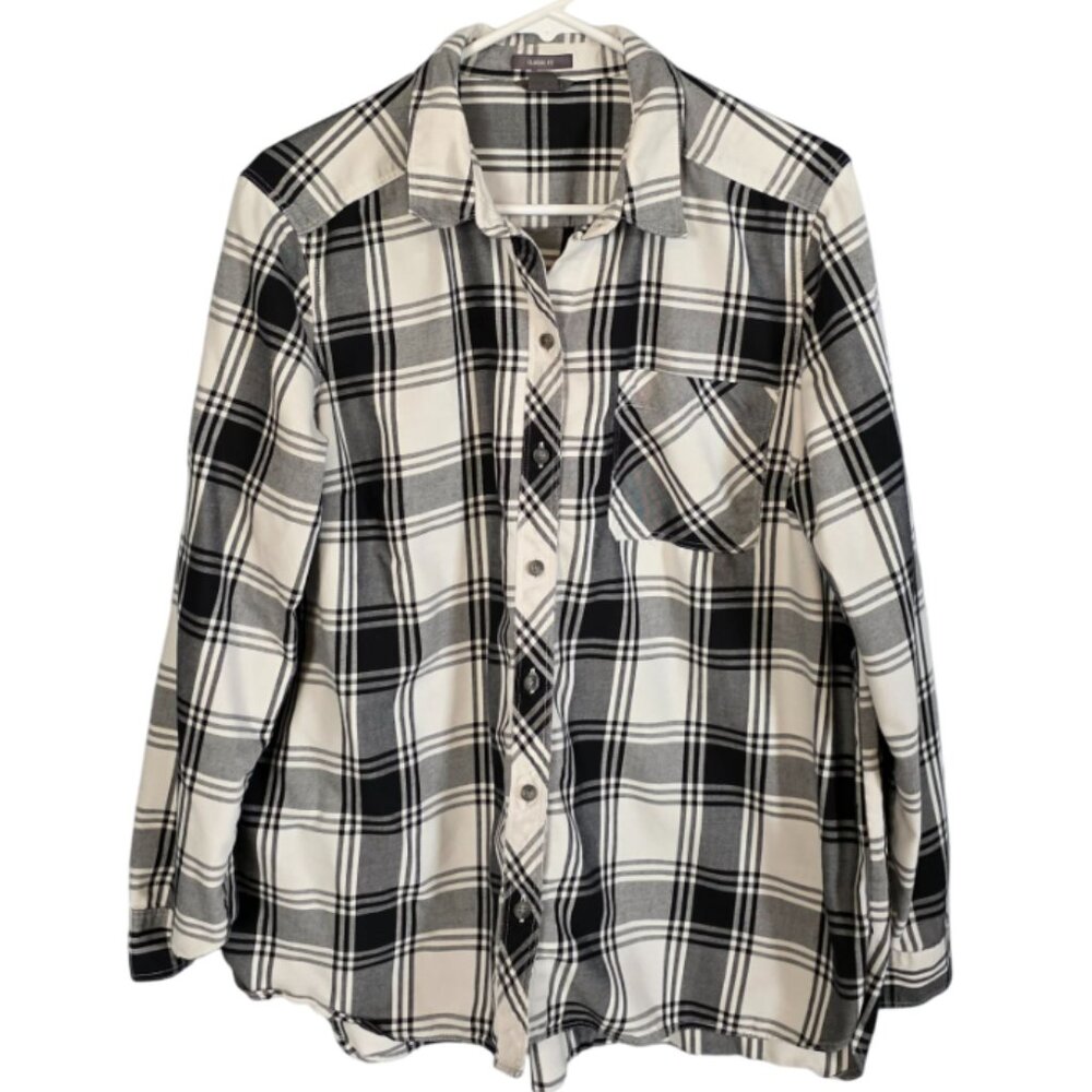 EUC Eddie Bauer Plaid Classic Fit Shirt